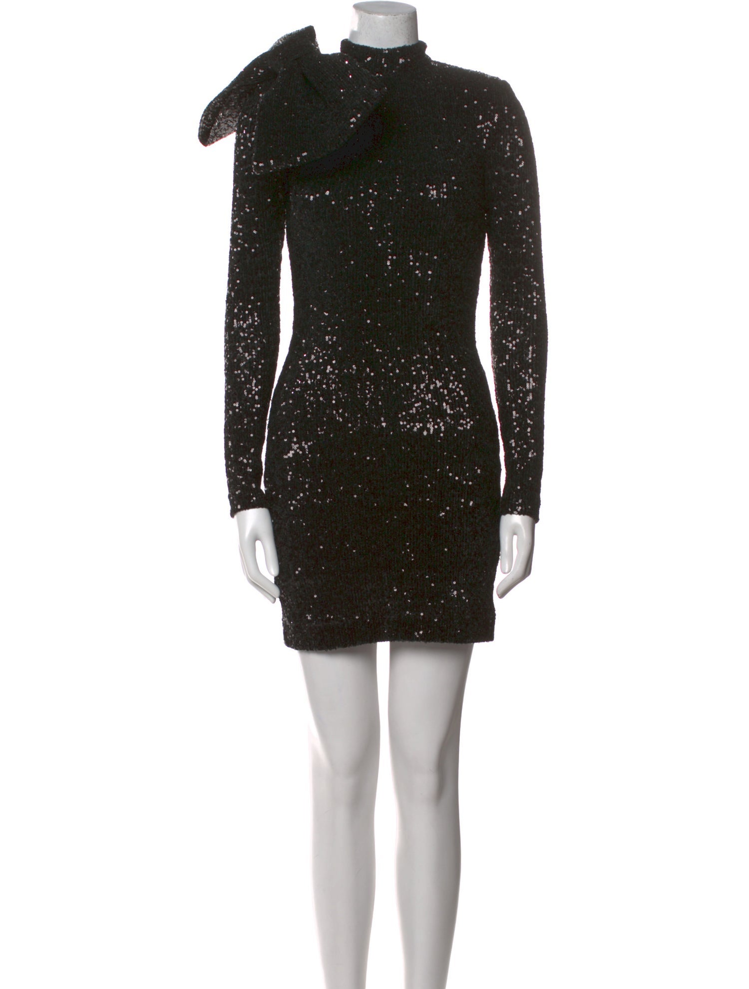 Rebecca Vallance Mock Neck Mini Dress