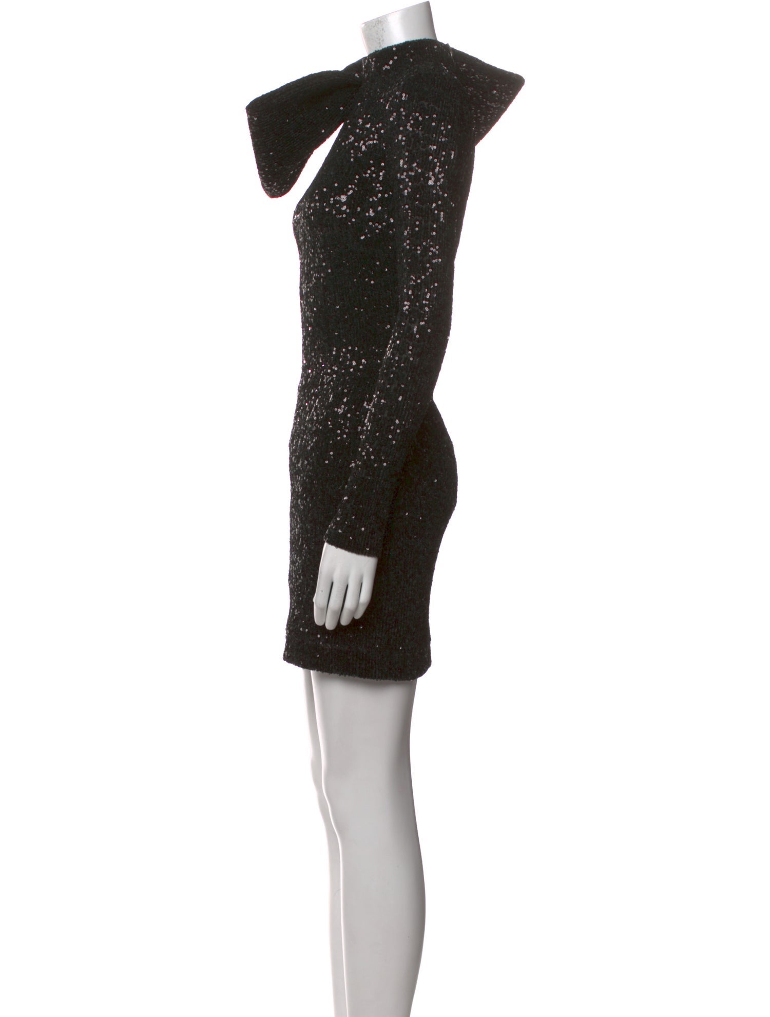 Rebecca Vallance Mock Neck Mini Dress