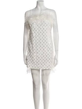 Rebecca Vallance Off-The-Shoulder Mini Dress