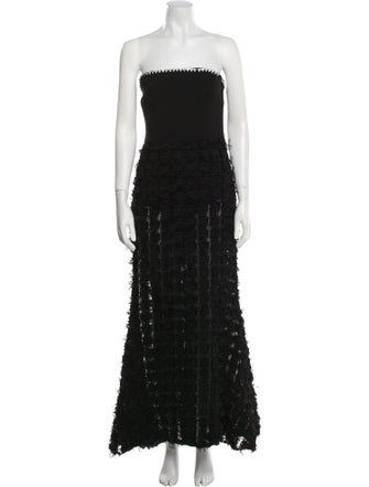 Rebecca Vallance Strapless Long Dress