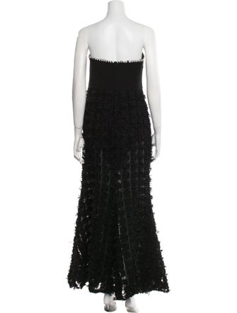 Rebecca Vallance Strapless Long Dress