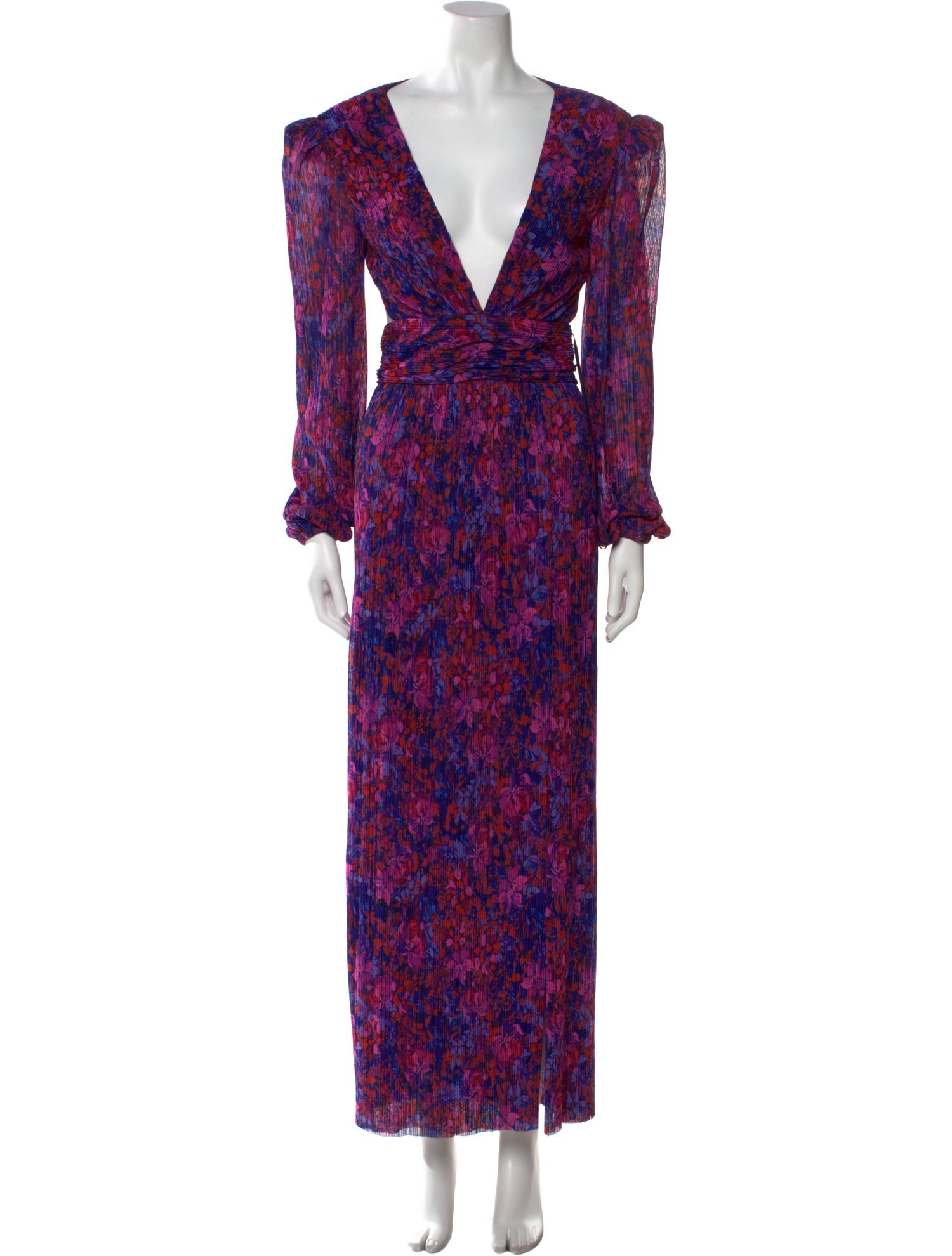 Rebecca Vallance Floral Print Long Dress