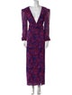 Rebecca Vallance Floral Print Long Dress
