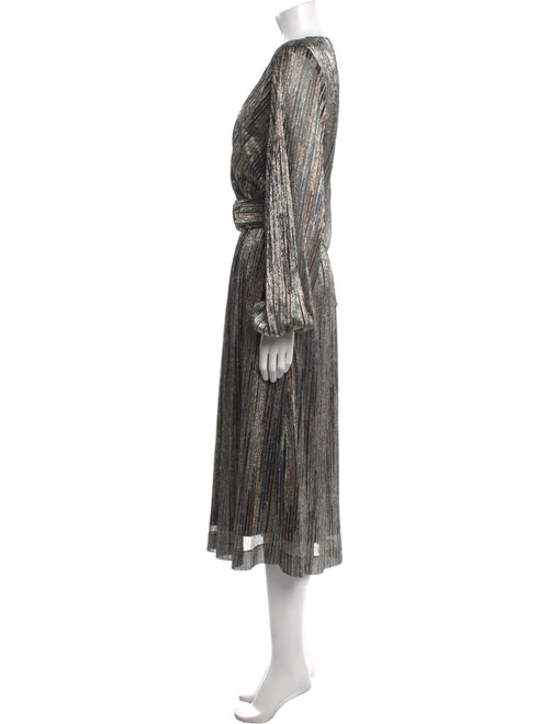 Rebecca Vallance Striped Long Dress