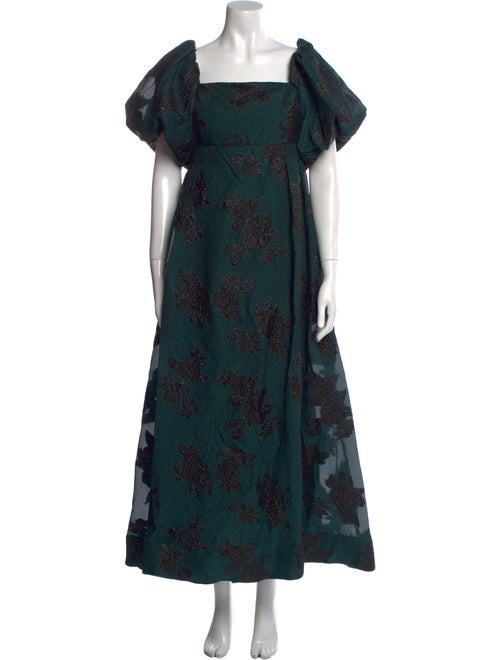 Rebecca Vallance Floral Print Long Dress