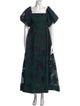 Rebecca Vallance Floral Print Long Dress