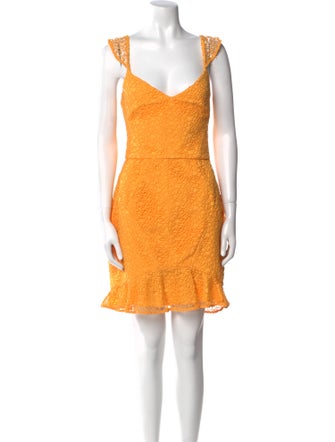 Rebecca Vallance V-Neck Mini Dress