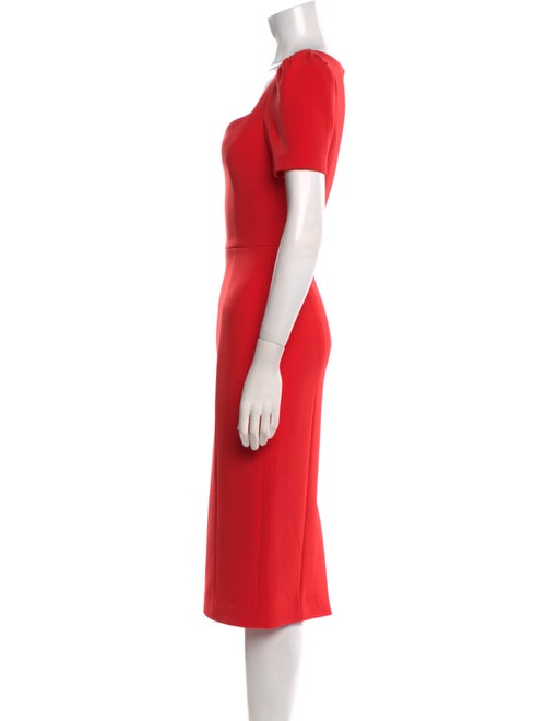 Rebecca Vallance Square Neckline Midi Length Dress