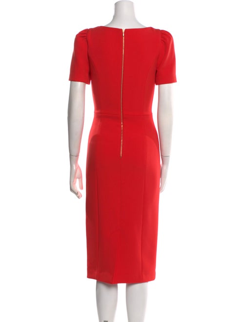 Rebecca Vallance Square Neckline Midi Length Dress