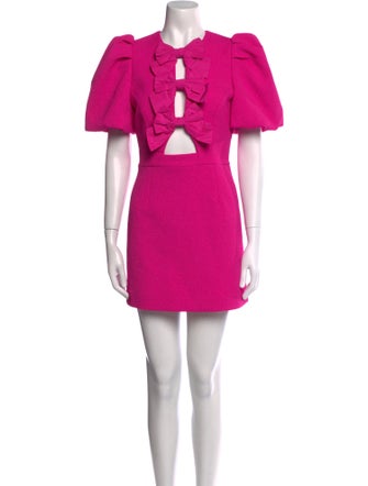 Rebecca Vallance Crew Neck Mini Dress