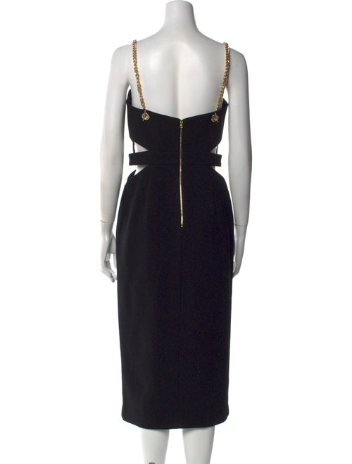 Rebecca Vallance Square Neckline Midi Length Dress