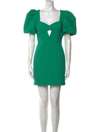 Rebecca Vallance Square Neckline Mini Dress