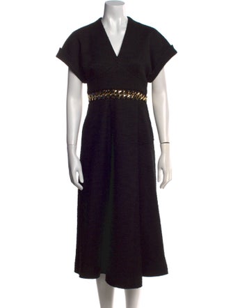 Rebecca Vallance V-Neck Long Dress