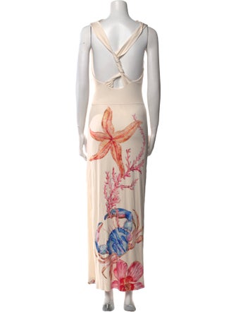 Rebecca Vallance Printed Long Dress