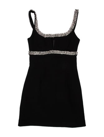 Rebecca Vallance Scoop Neck Mini Dress