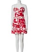 Rebecca Vallance Printed Mini Dress