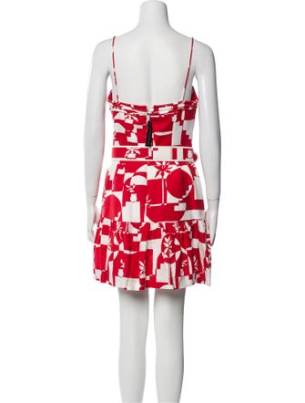 Rebecca Vallance Printed Mini Dress