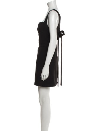 Rebecca Vallance Square Neckline Mini Dress