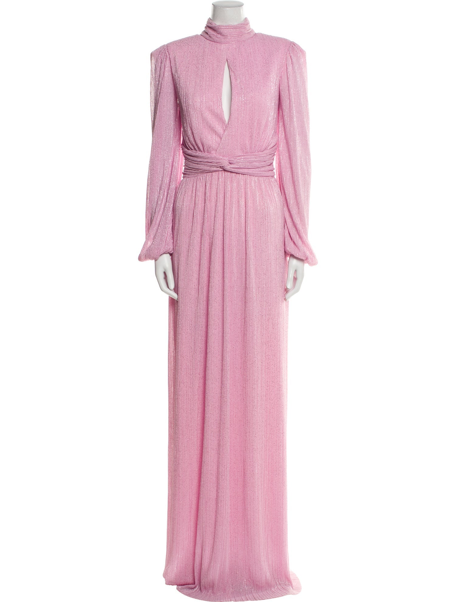 Rebecca Vallance Mock Neck Long Dress