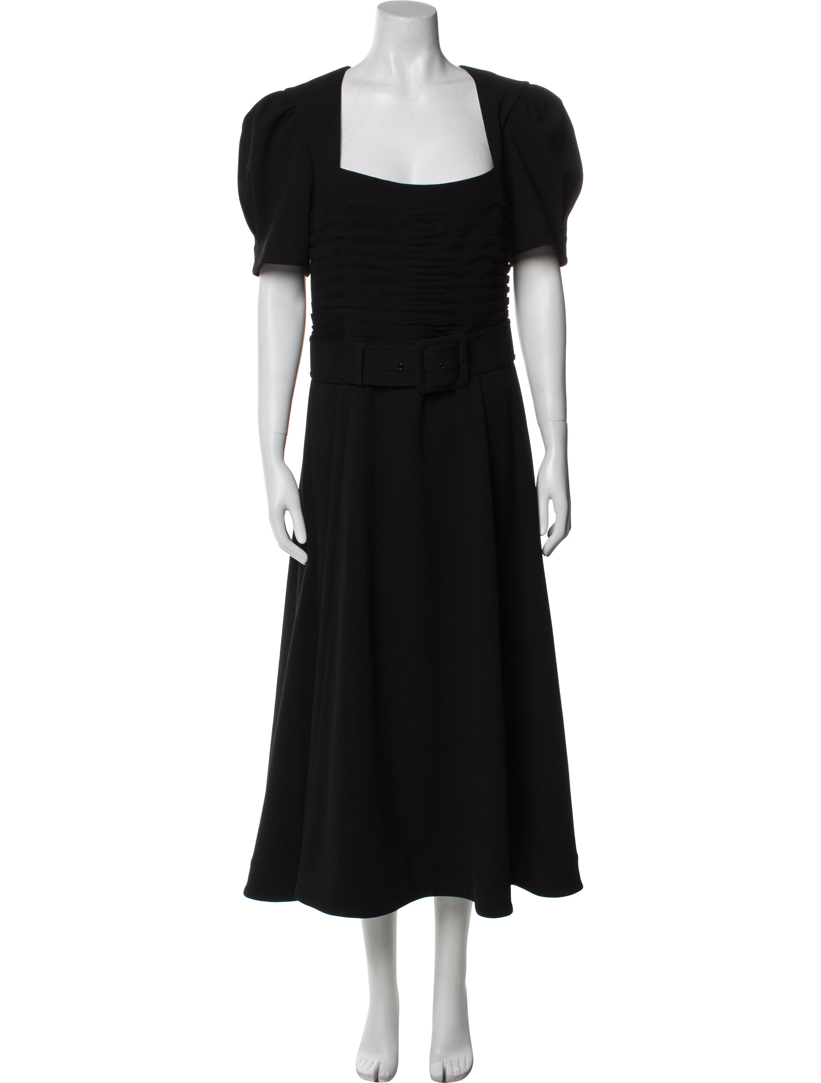 Rebecca Vallance Square Neckline Long Dress