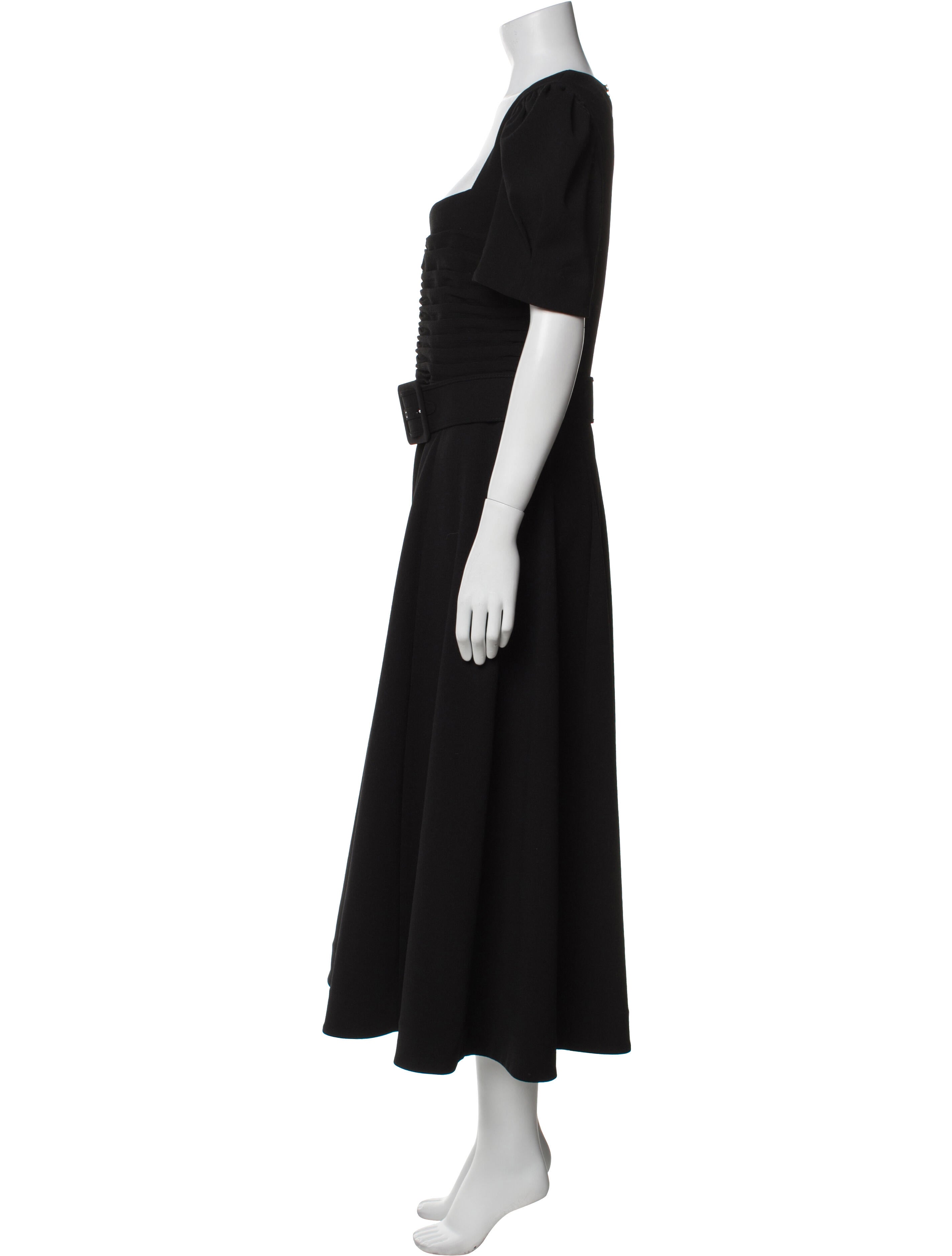 Rebecca Vallance Square Neckline Long Dress