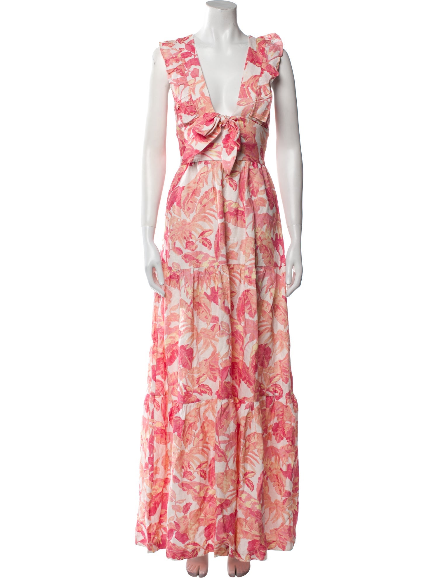Rebecca Vallance Floral Print Long Dress