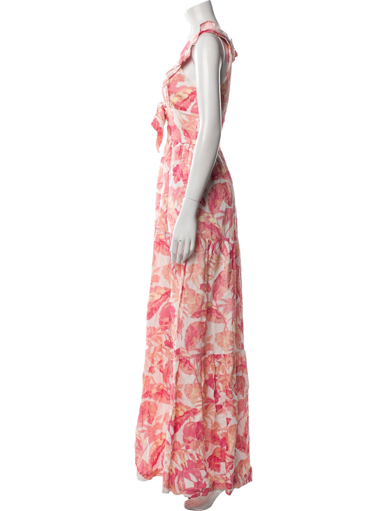 Rebecca Vallance Floral Print Long Dress