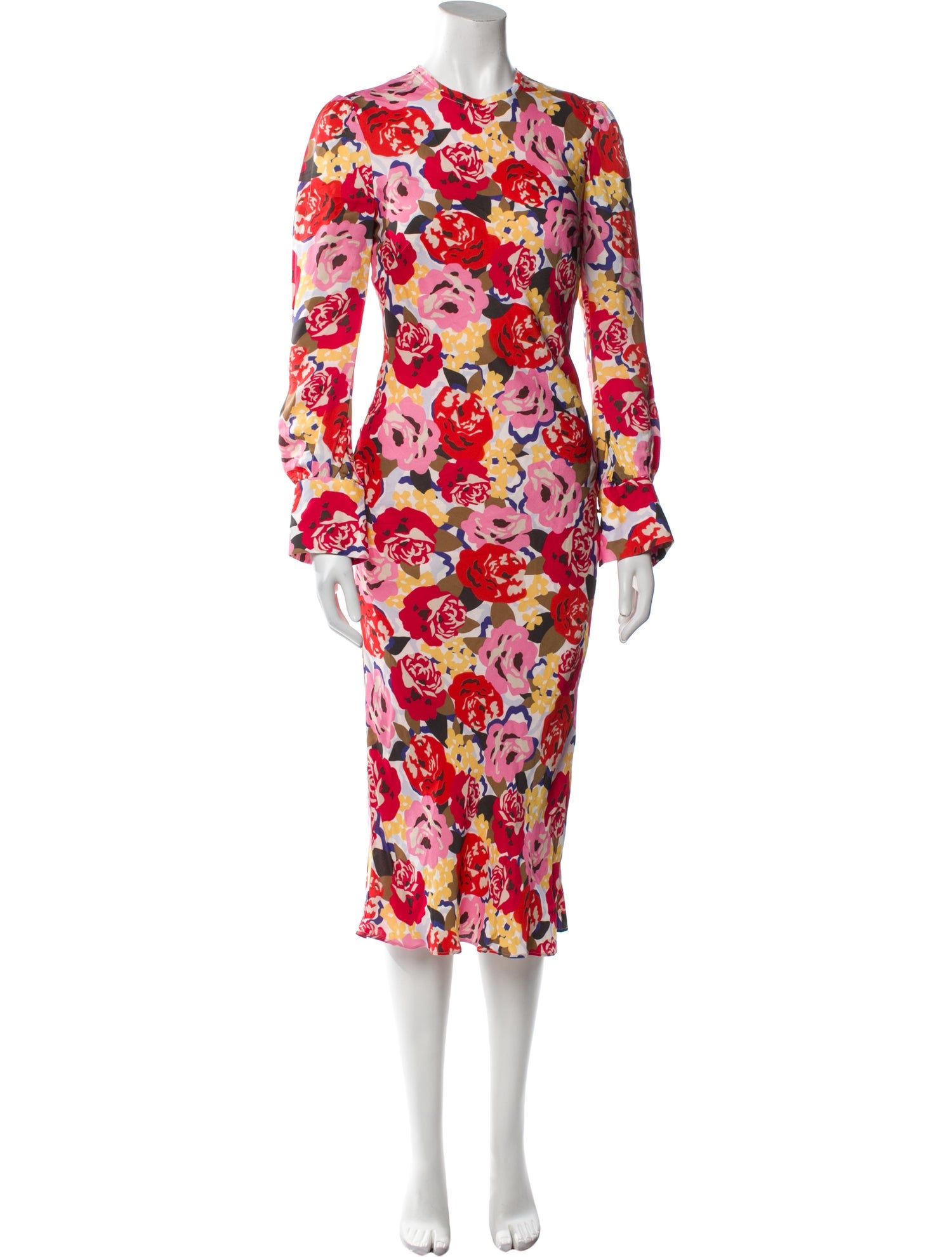 Rebecca Vallance Floral Print Long Dress