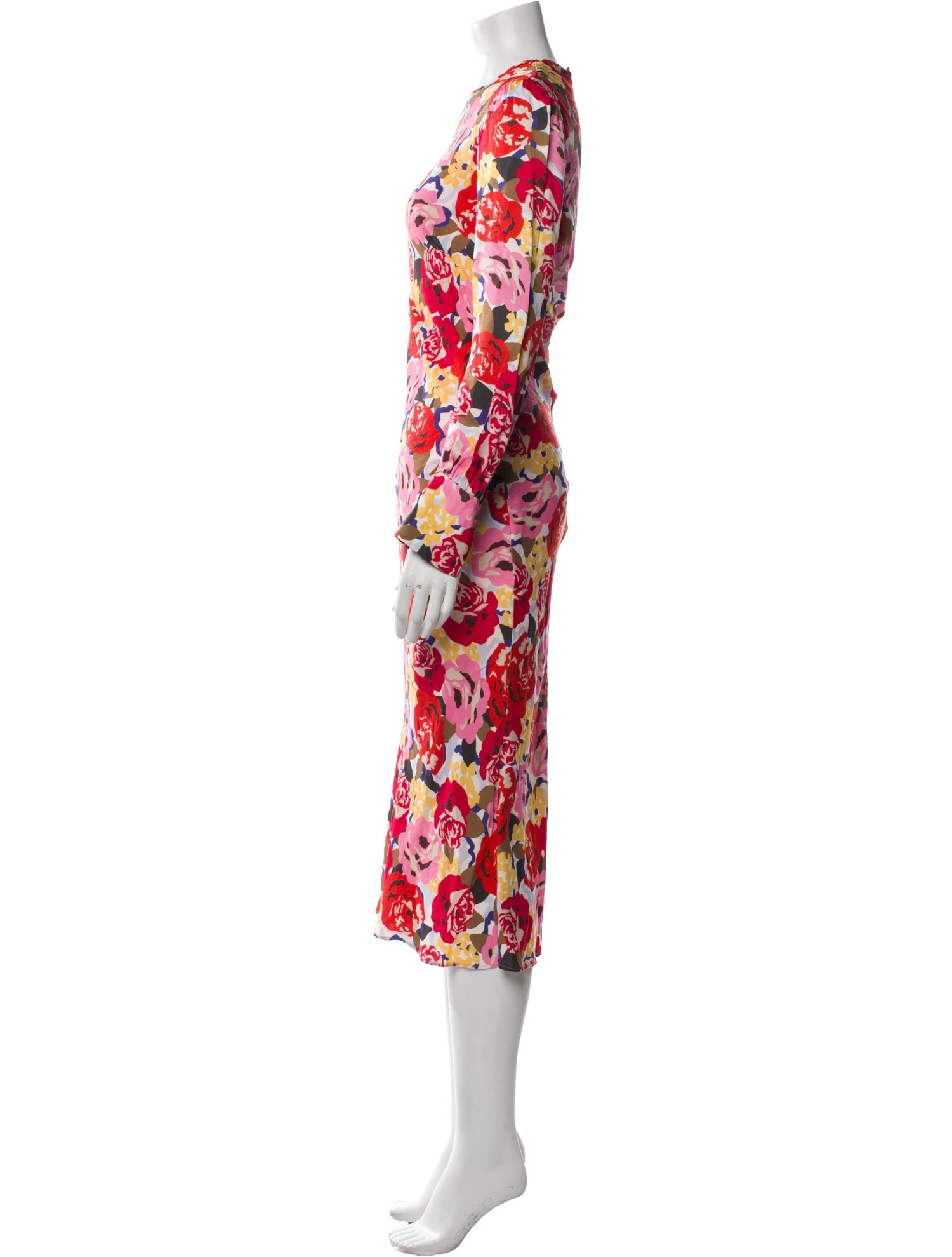 Rebecca Vallance Floral Print Long Dress