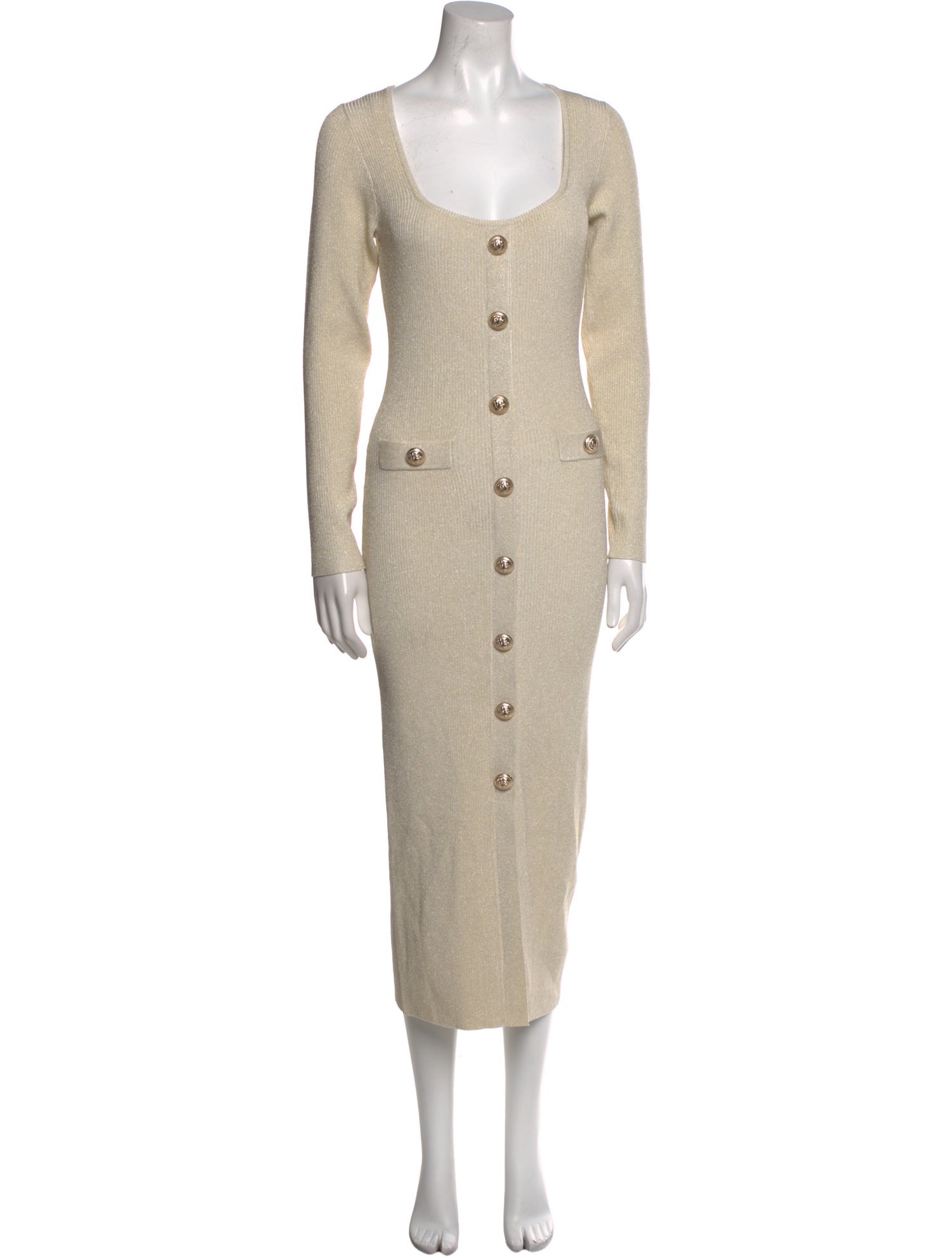 Rebecca Vallance Scoop Neck Long Dress