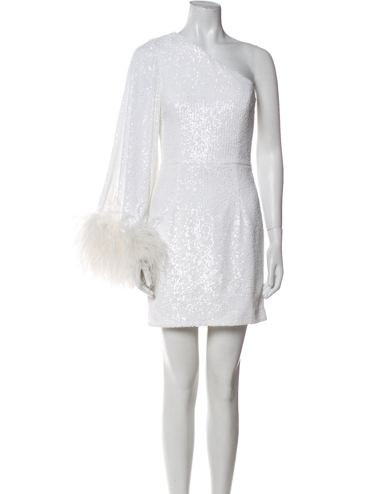 Rebecca Vallance One-Shoulder Mini Dress