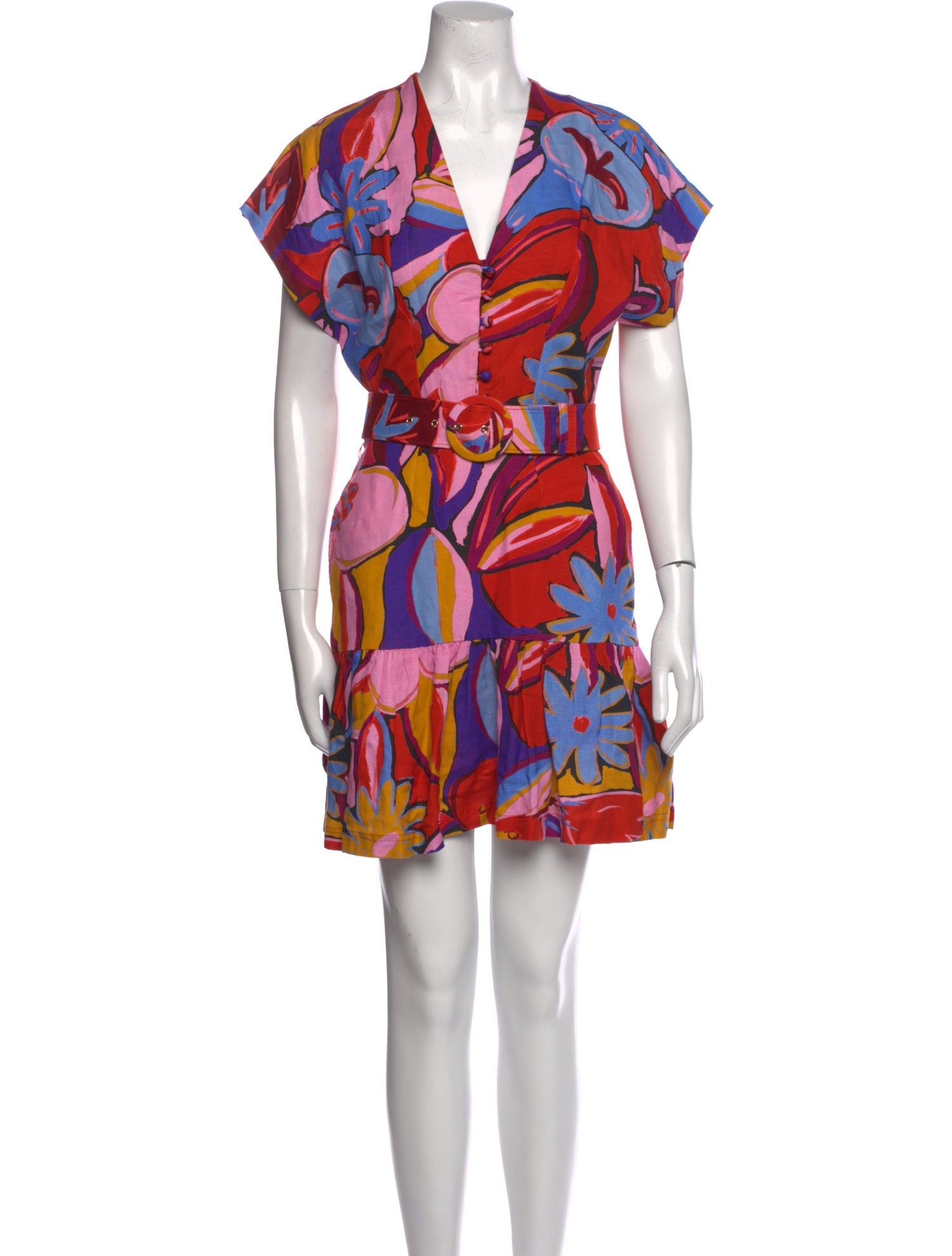 Rebecca Vallance Printed Mini Dress