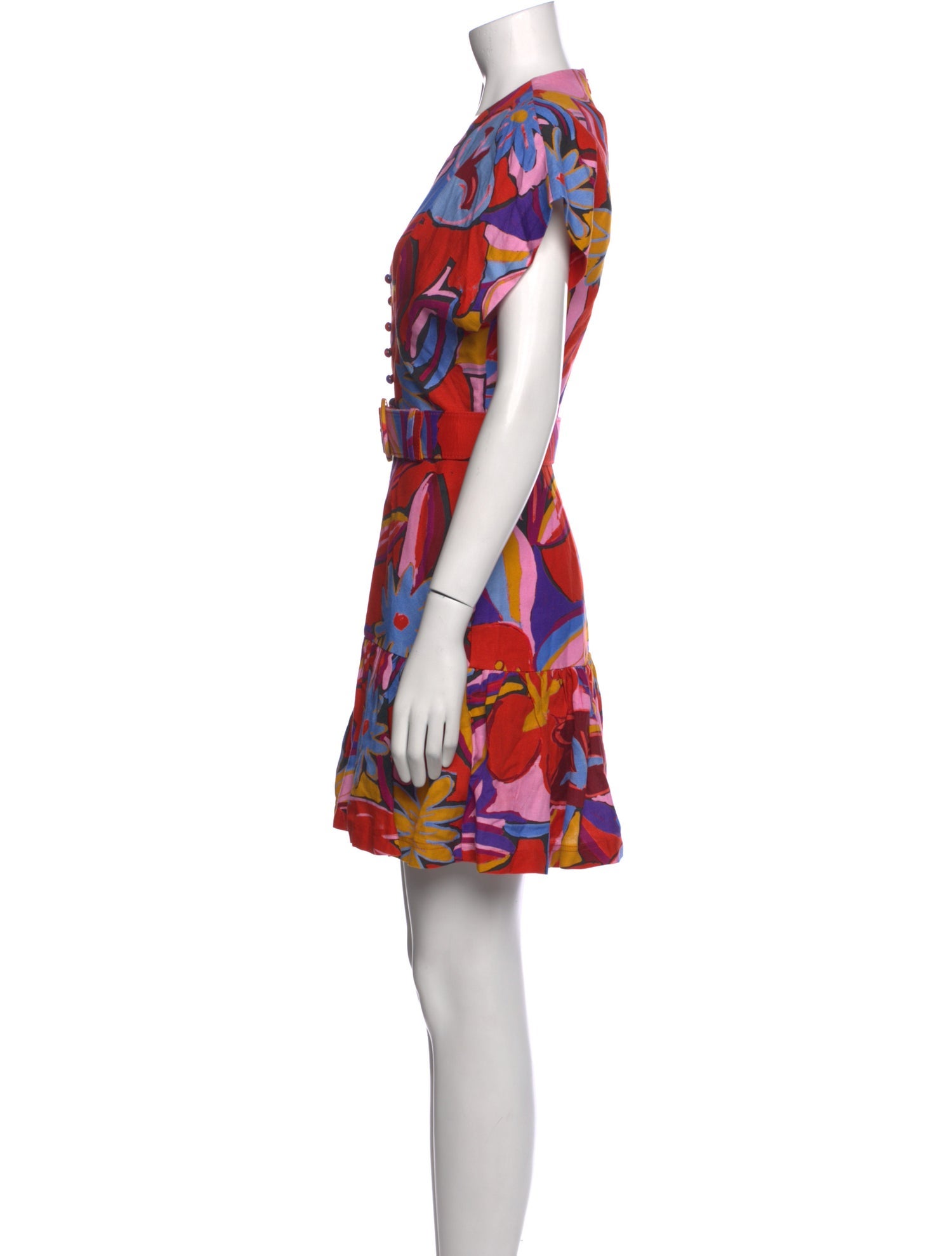 Rebecca Vallance Printed Mini Dress