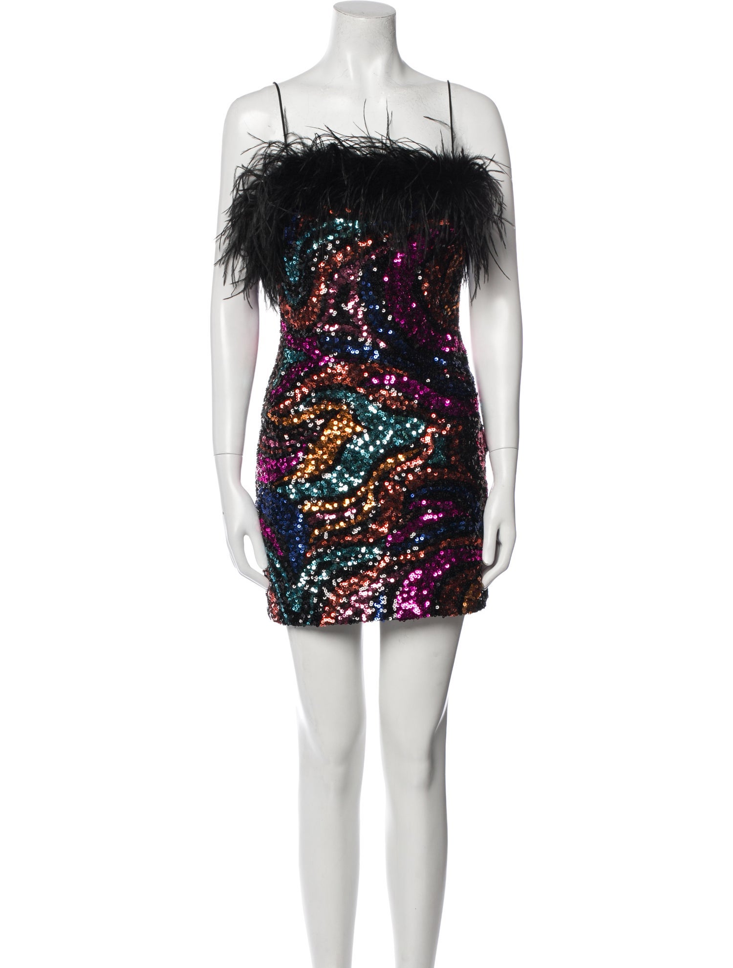 Rebecca Vallance Printed Mini Dress