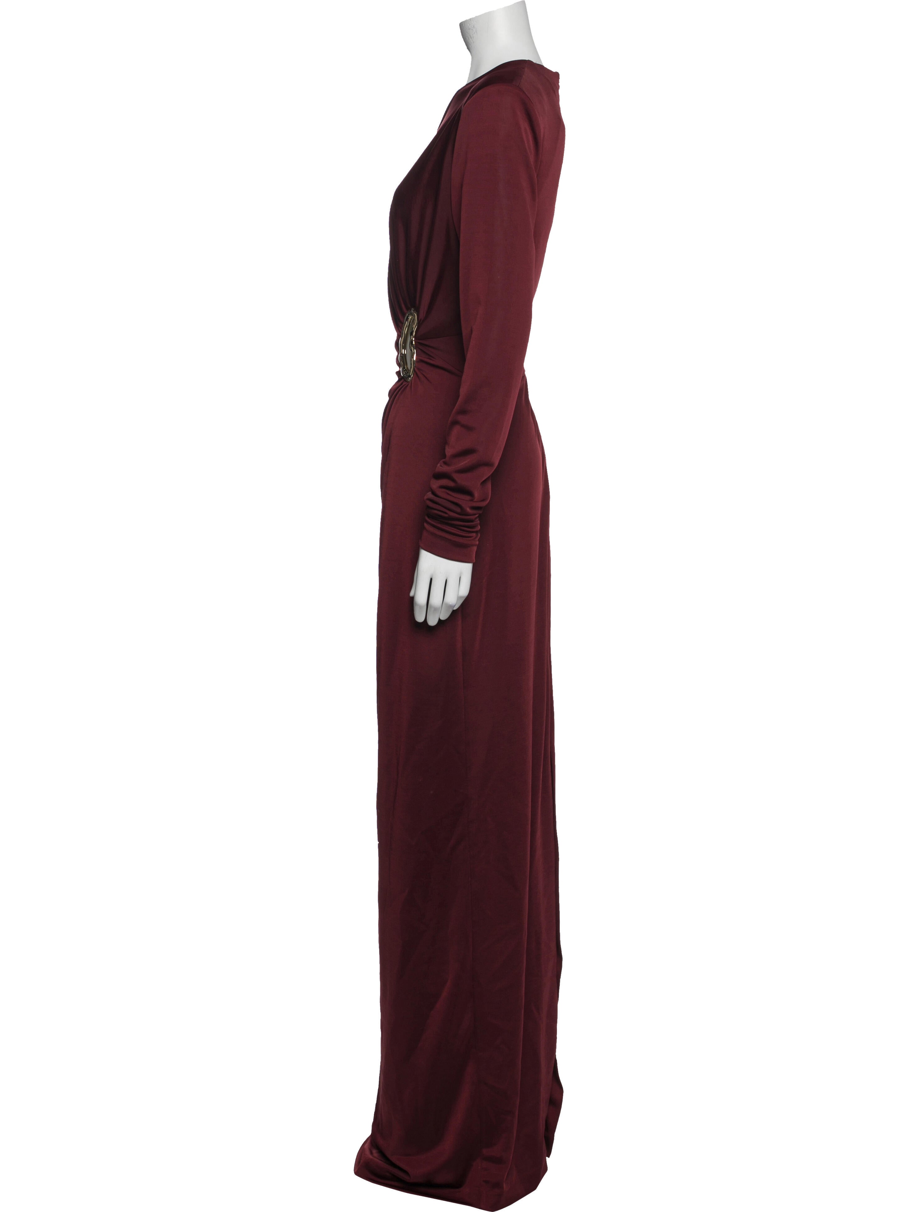 Rebecca Vallance Crew Neck Long Dress
