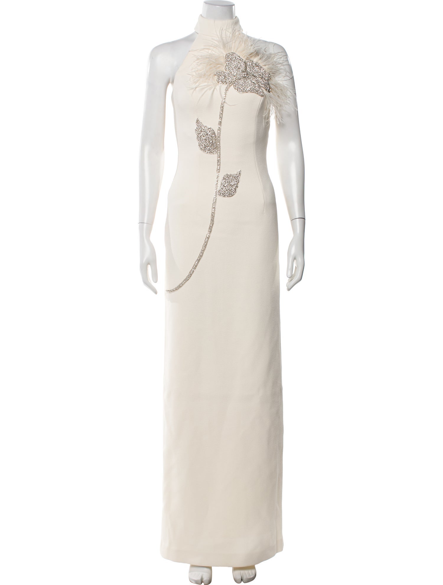 Rebecca Vallance Mock Neck Long Dress