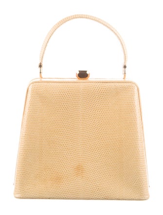 Revillon Lizard Handle Bag