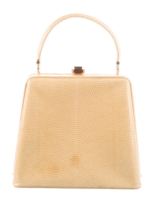 Revillon Lizard Handle Bag