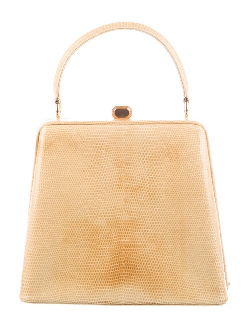 Revillon Lizard Handle Bag