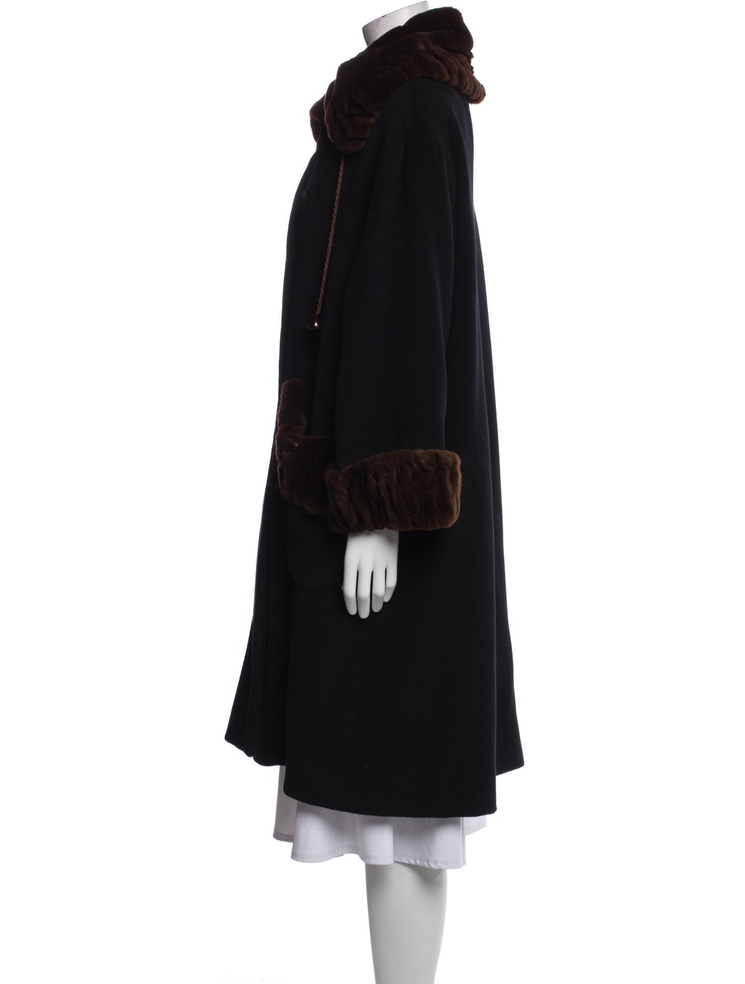 Revillon Mink Faux Fur Coat