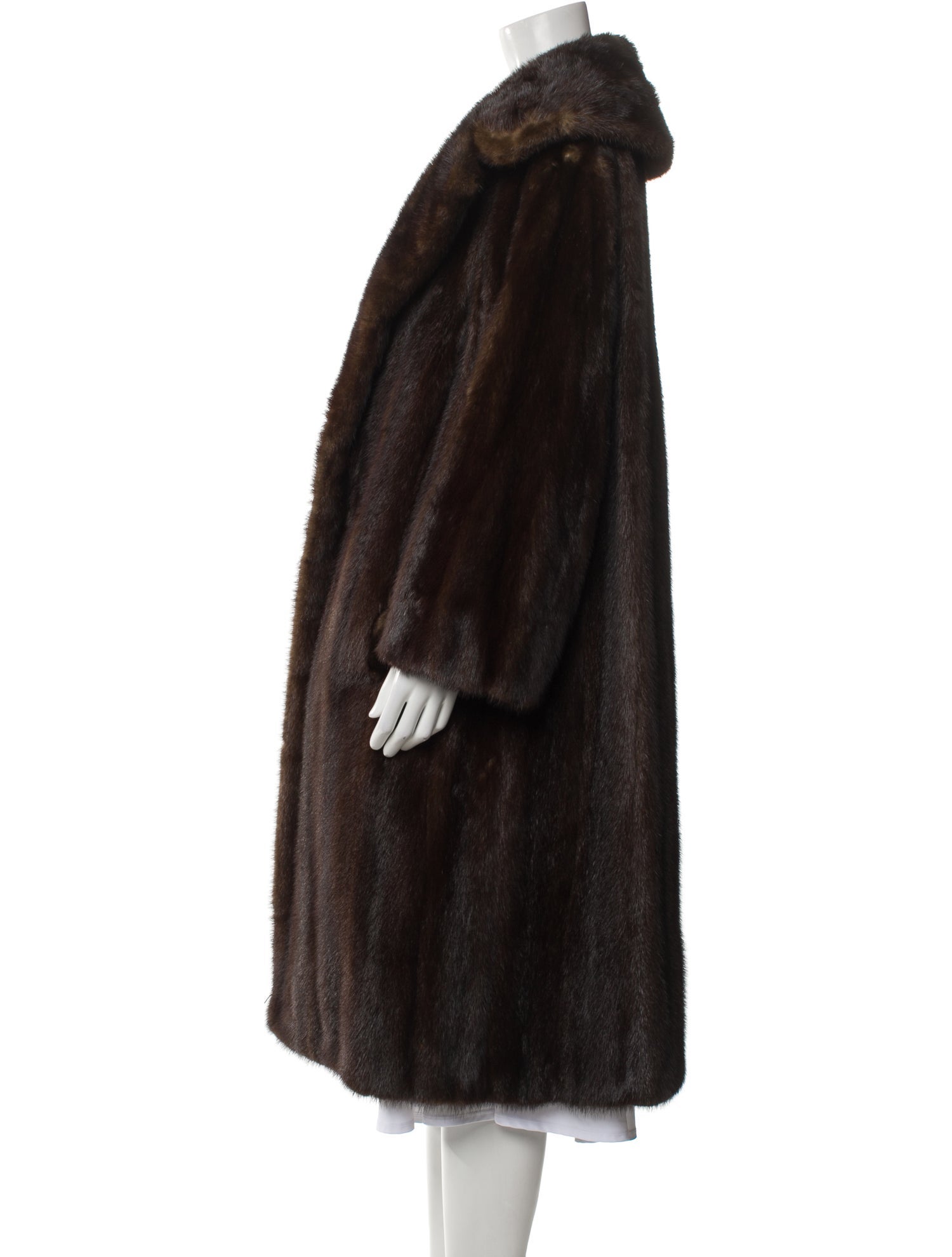 Revillon Vintage Mink Faux Fur Coat