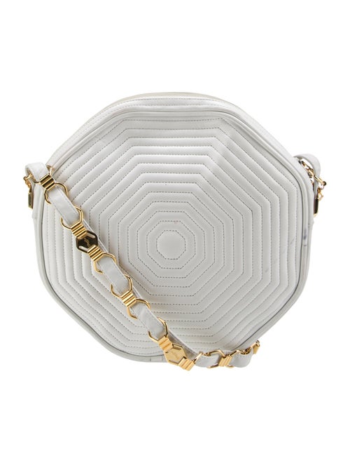 Revillon Leather Evening Bag