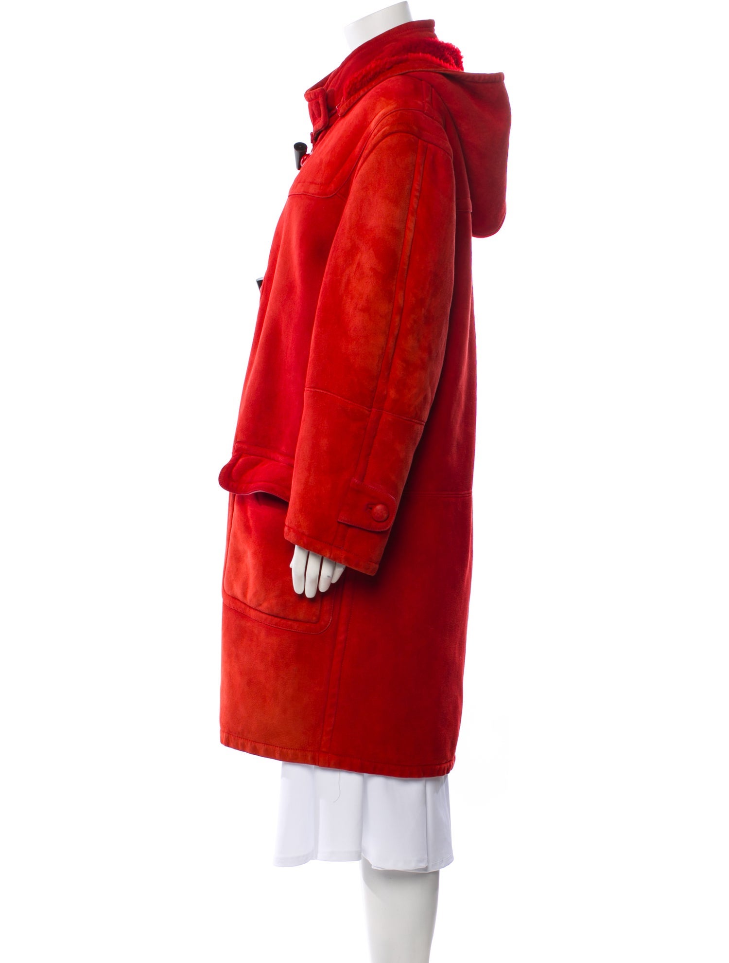 Revillon Shearling Faux Fur Coat