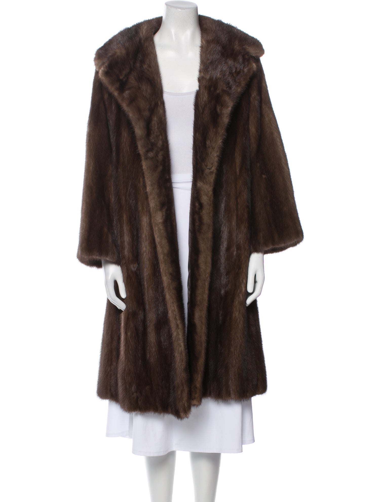 Revillon Vintage Mink Faux Fur Coat
