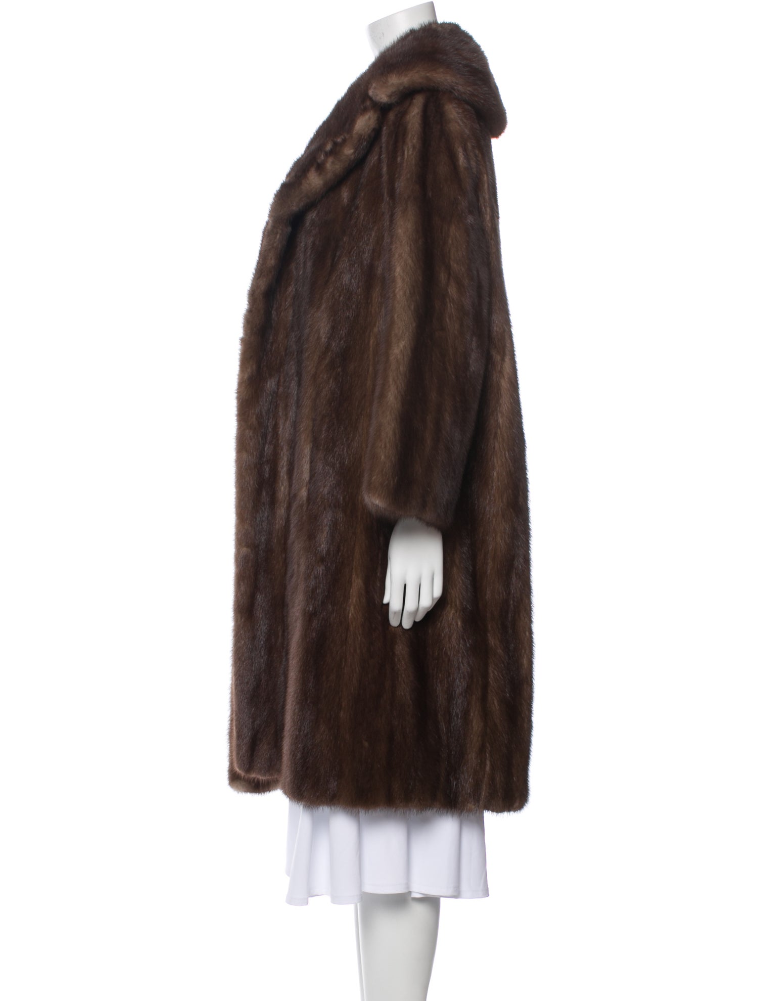 Revillon Vintage Mink Faux Fur Coat