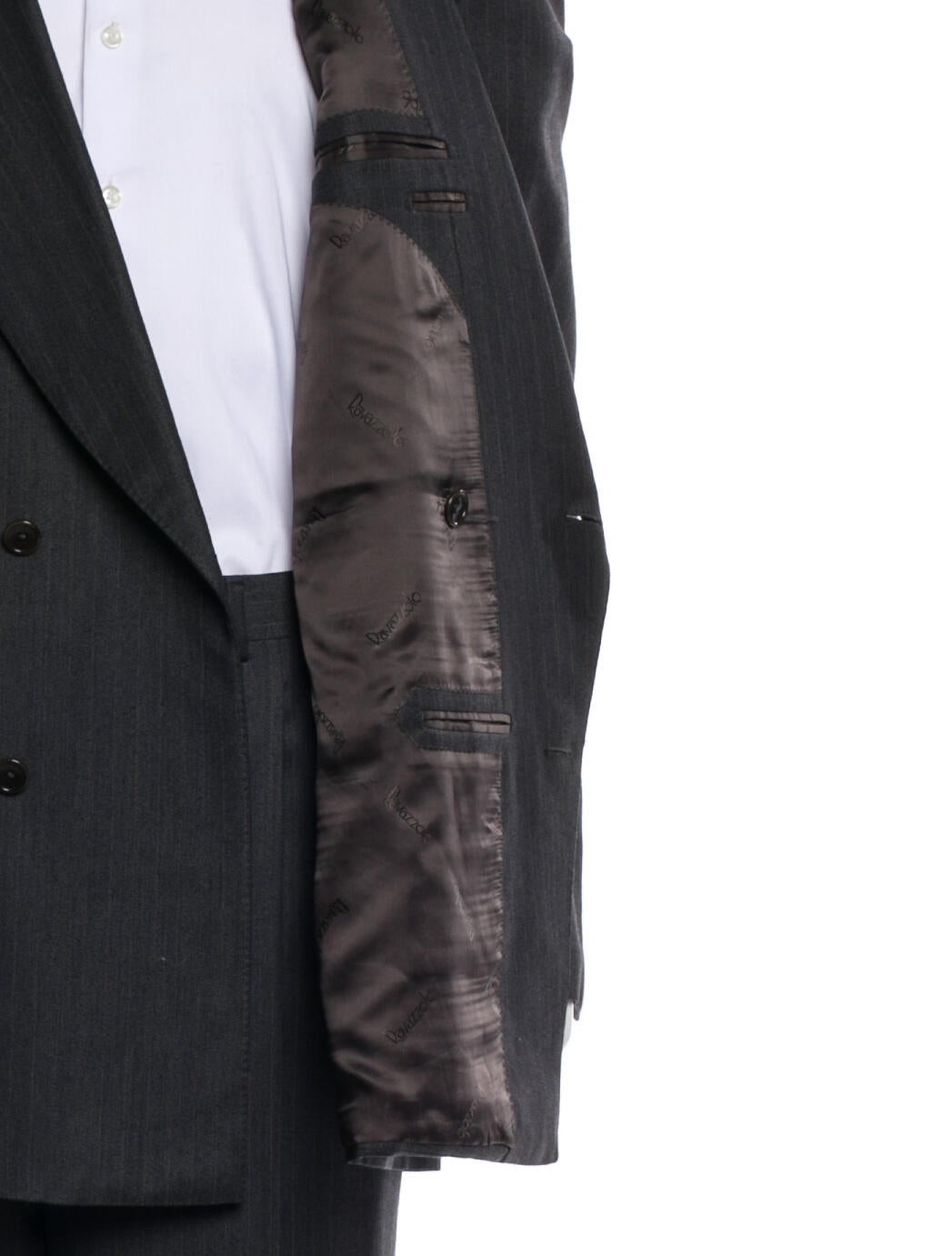 Ravazzolo Wool Striped Two-Piece Suit