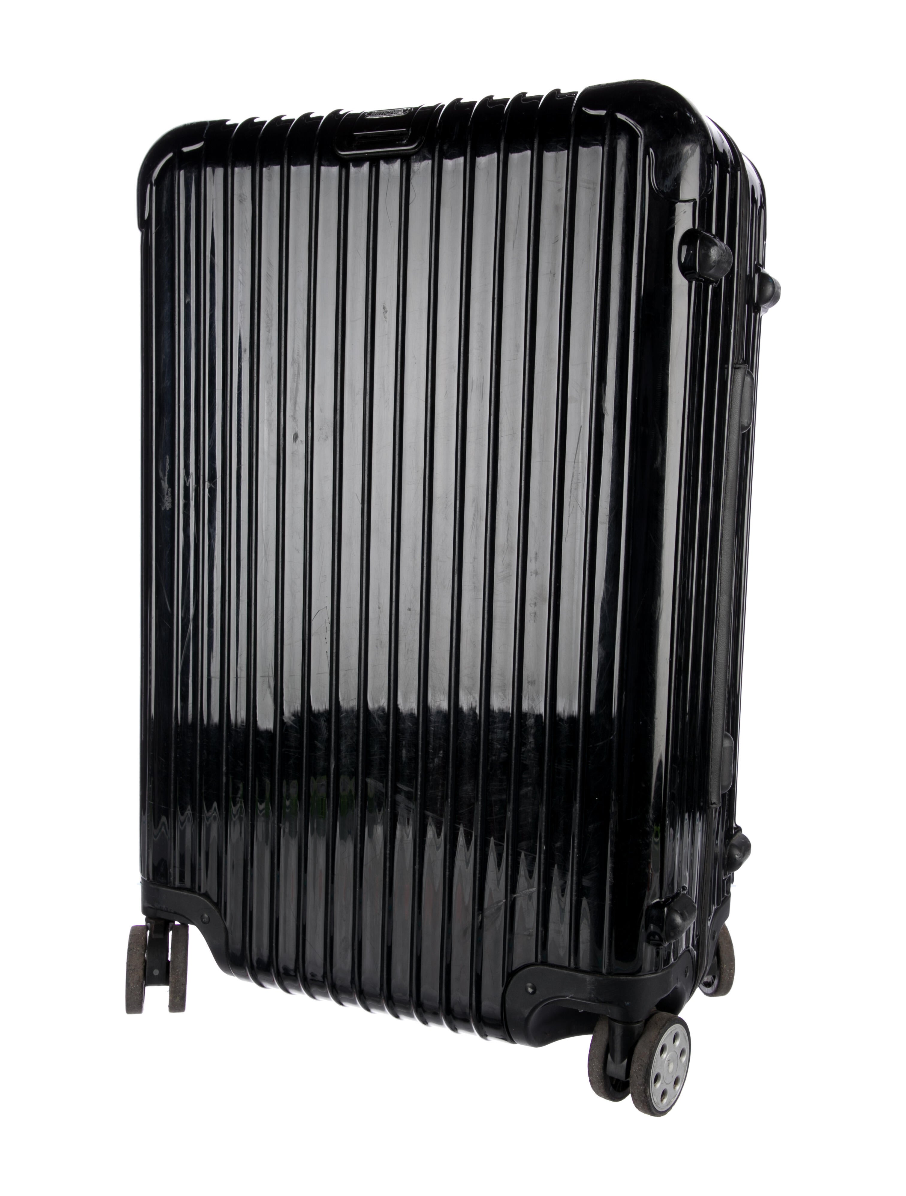 Rimowa Polycarbonate CarryOn Luggage Black Luggage and Travel