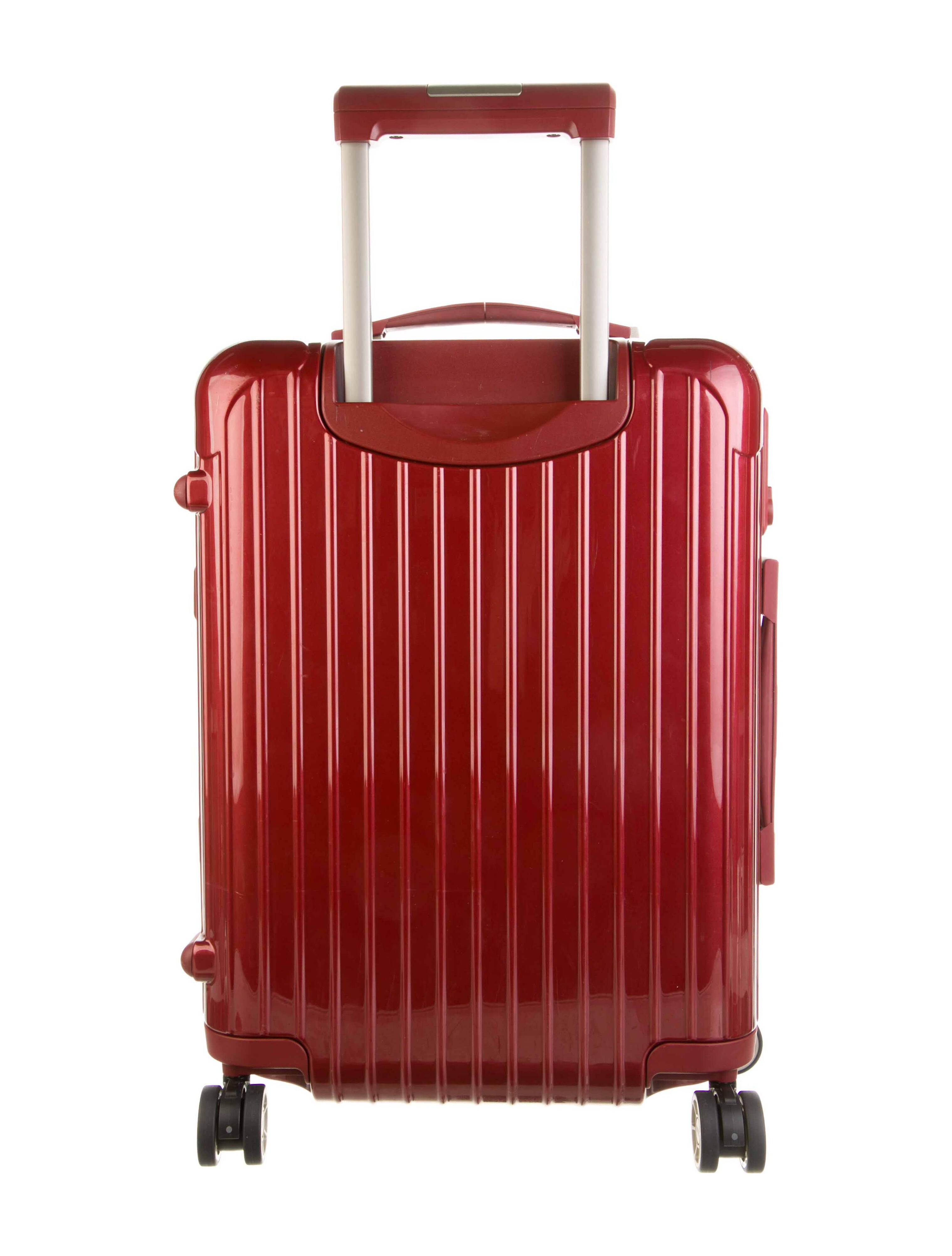 Rimowa Polycarbonate Essential Cabin Suitcase - Red Luggage and