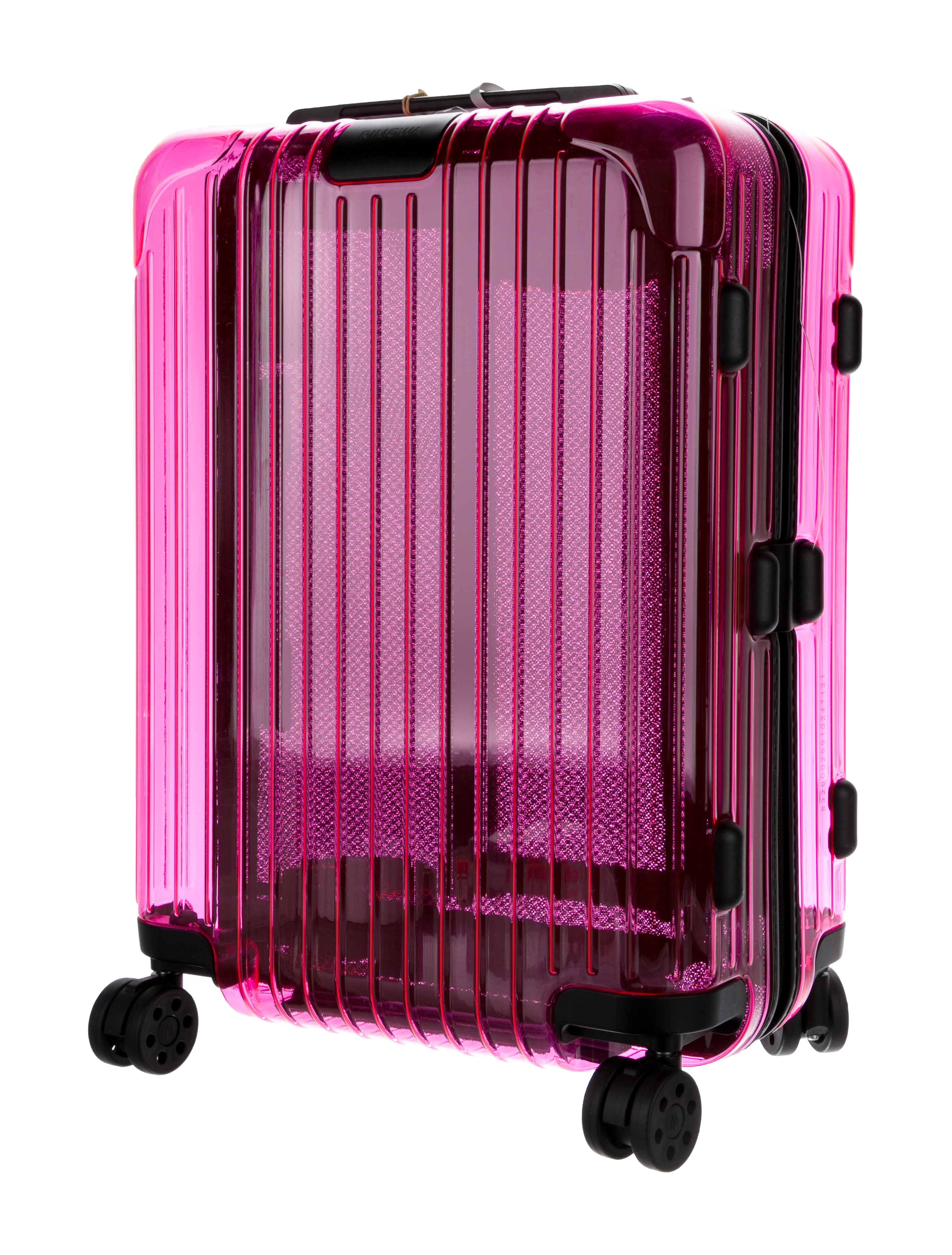 Rimowa Polycarbonate CarryOn Suitcase Pink Suitcases, Luggage