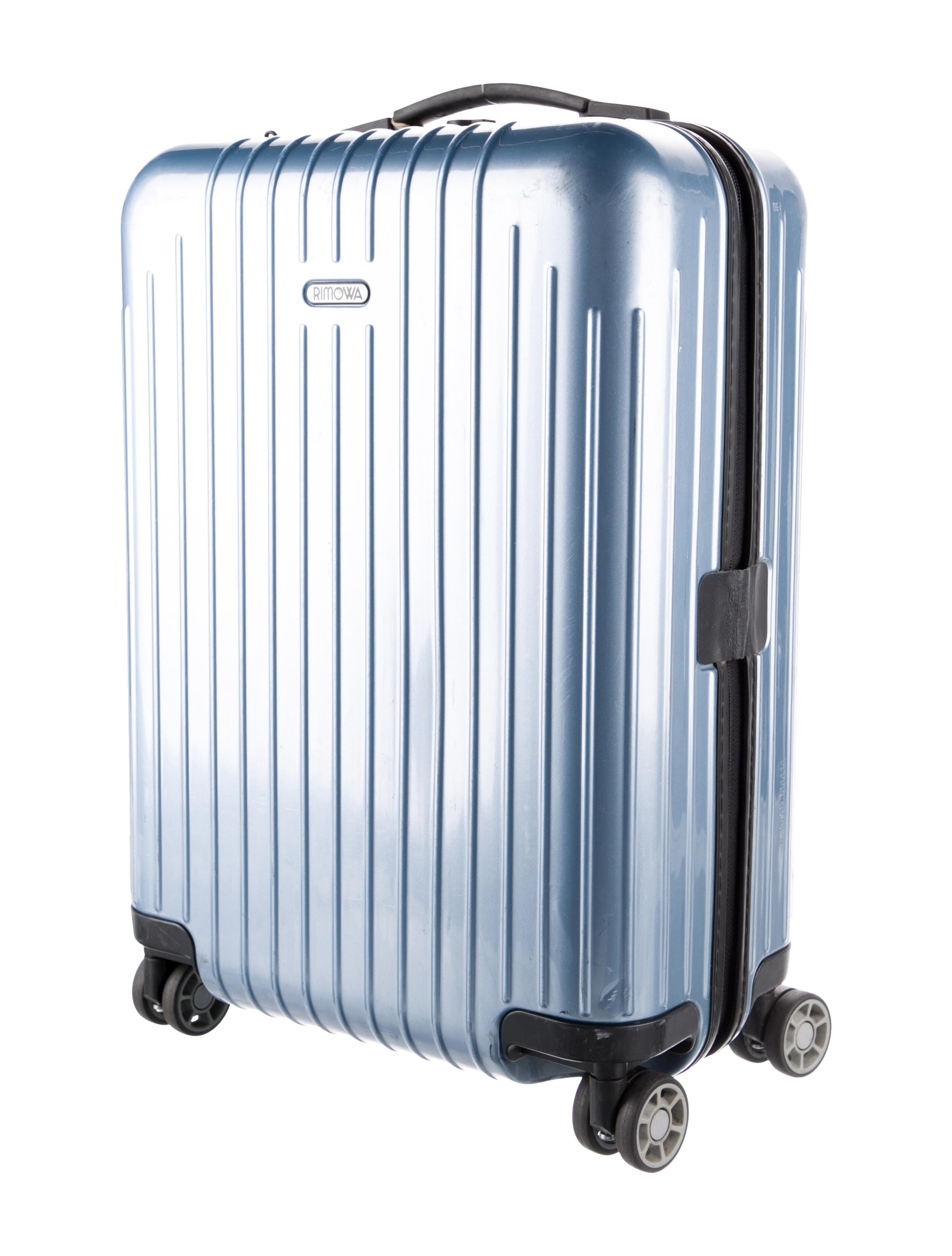 Rimowa Plastic Rolling Luggage Blue Luggage and Travel, Handbags